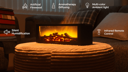 FireMist™ - Cozy Fireplace Effect Humidifier